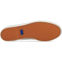 Keds Triple Up Leather Leopard Stripe - White/Tan