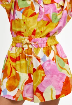 Women Kinney Juniper Shirt - Capri Abstract