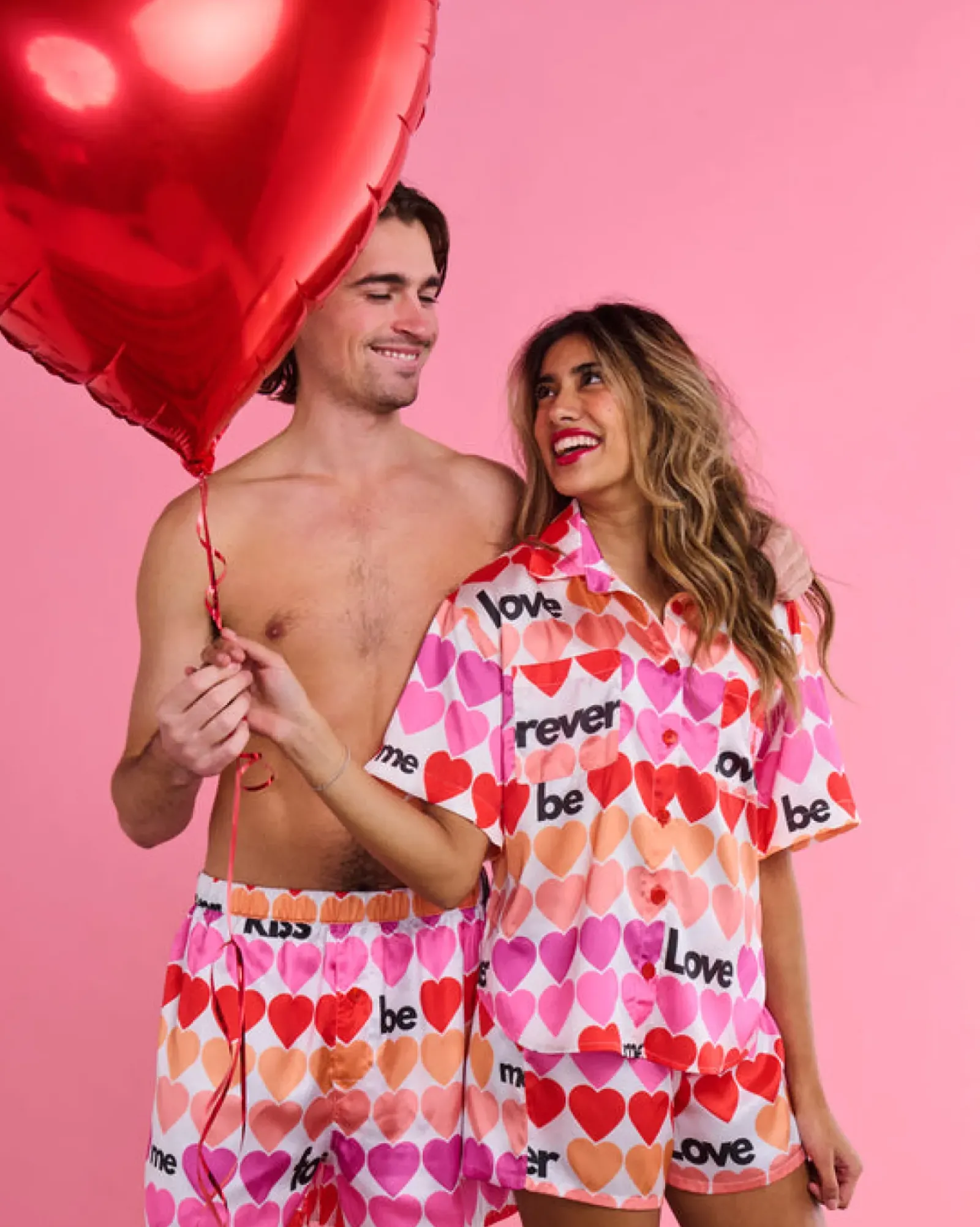 Kip and Co Kip & Co - Forever Satin Short Sleeve Shirt & Short PJ Set