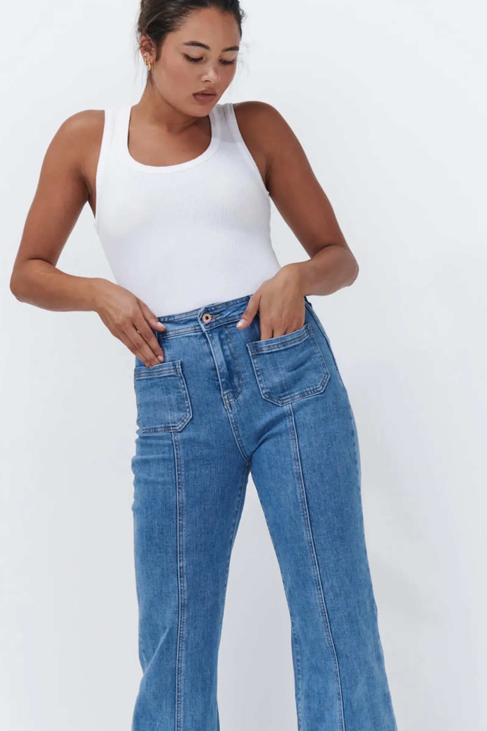 Women Kireina Farrah Jean - 70's Blue