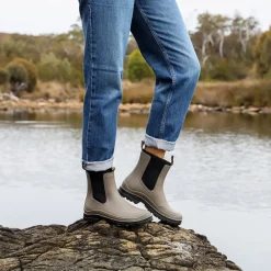 Los Cabos Shoes Los Cabos Amelia Rainboot - Khaki