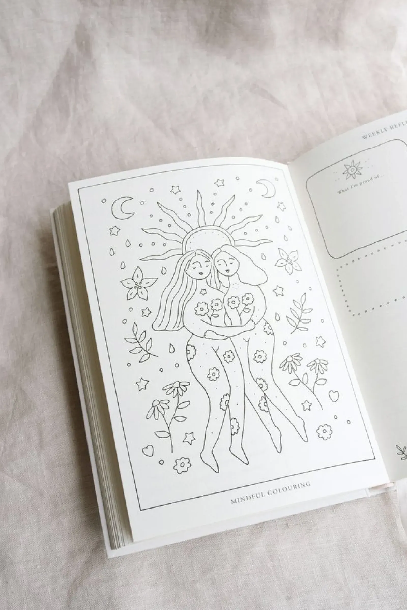 Musings from the Moon A Year Of Coming Home - Guided Self Love Journal