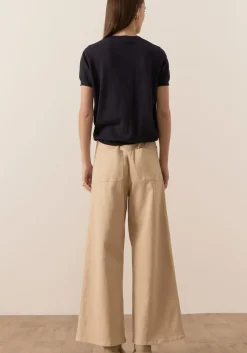 Women Pol Nucleus Pocket Tee- Ink