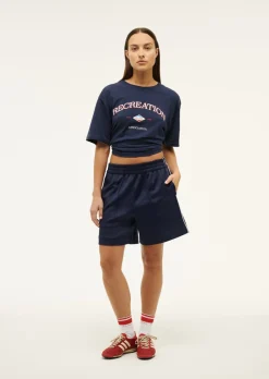 Women P.E Nation Recreation Tee - Dark Navy Blue
