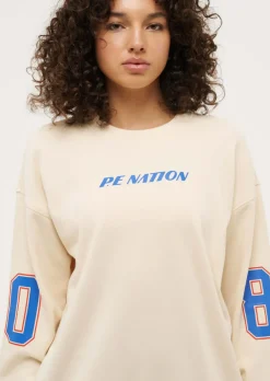 Women P.E Nation Rematch Sweat - Pearled Ivory