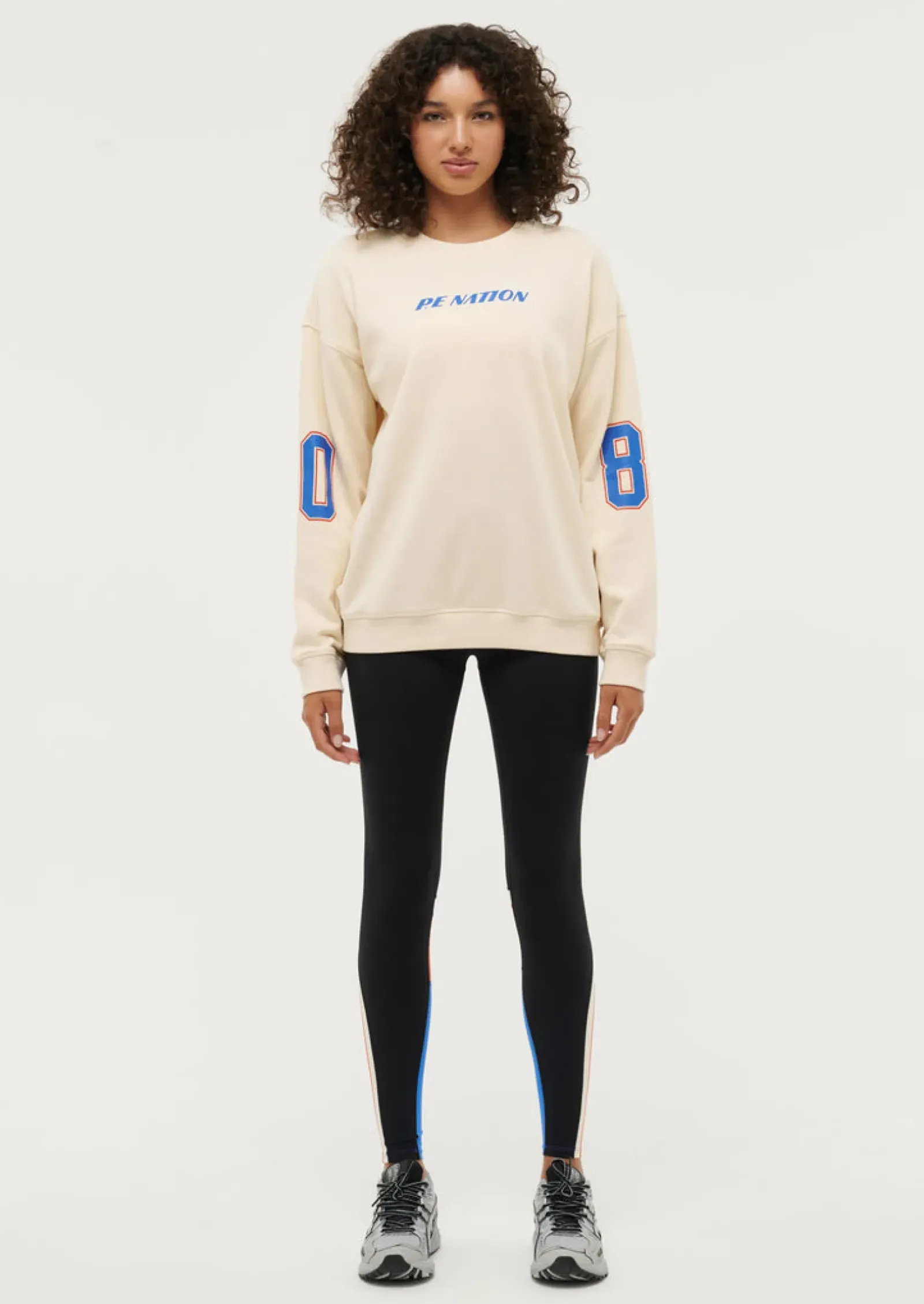 Women P.E Nation Rematch Sweat - Pearled Ivory