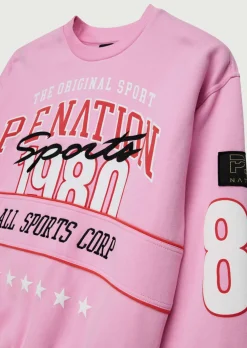Women P.E Nation Summer League Sweat - Prism Pink