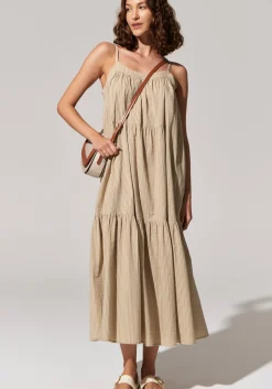 Women Pol Acacia Sundress - Light Khaki