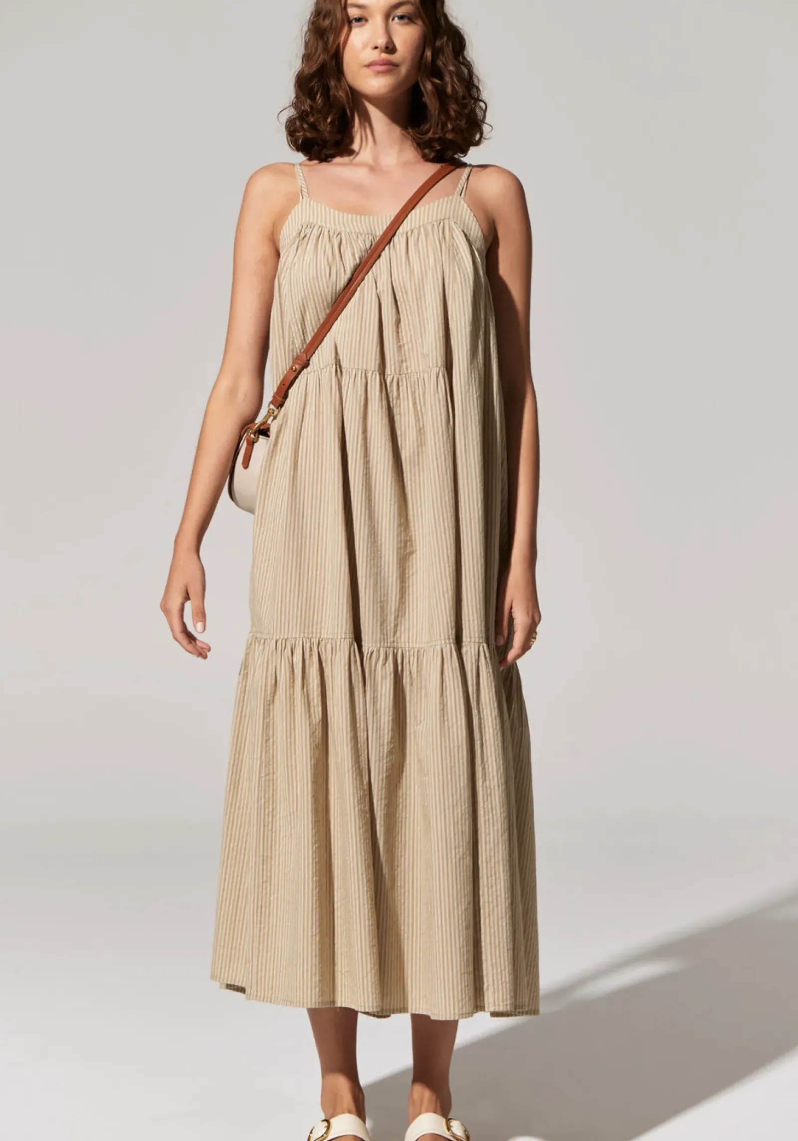 Women Pol Acacia Sundress - Light Khaki