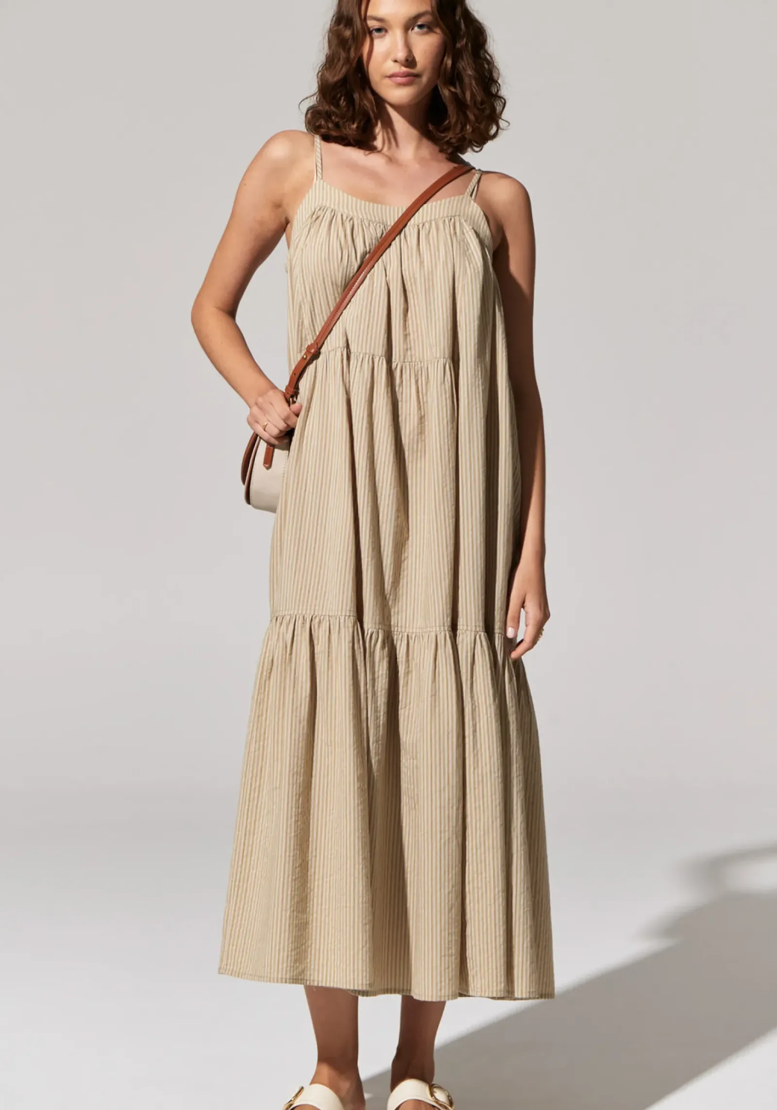 Women Pol Acacia Sundress - Light Khaki
