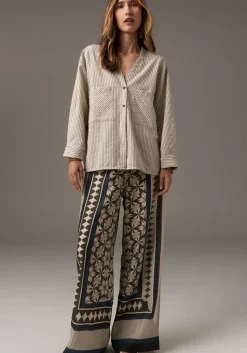 Women Pol Ringo Shirt - Ringo Pinstripe