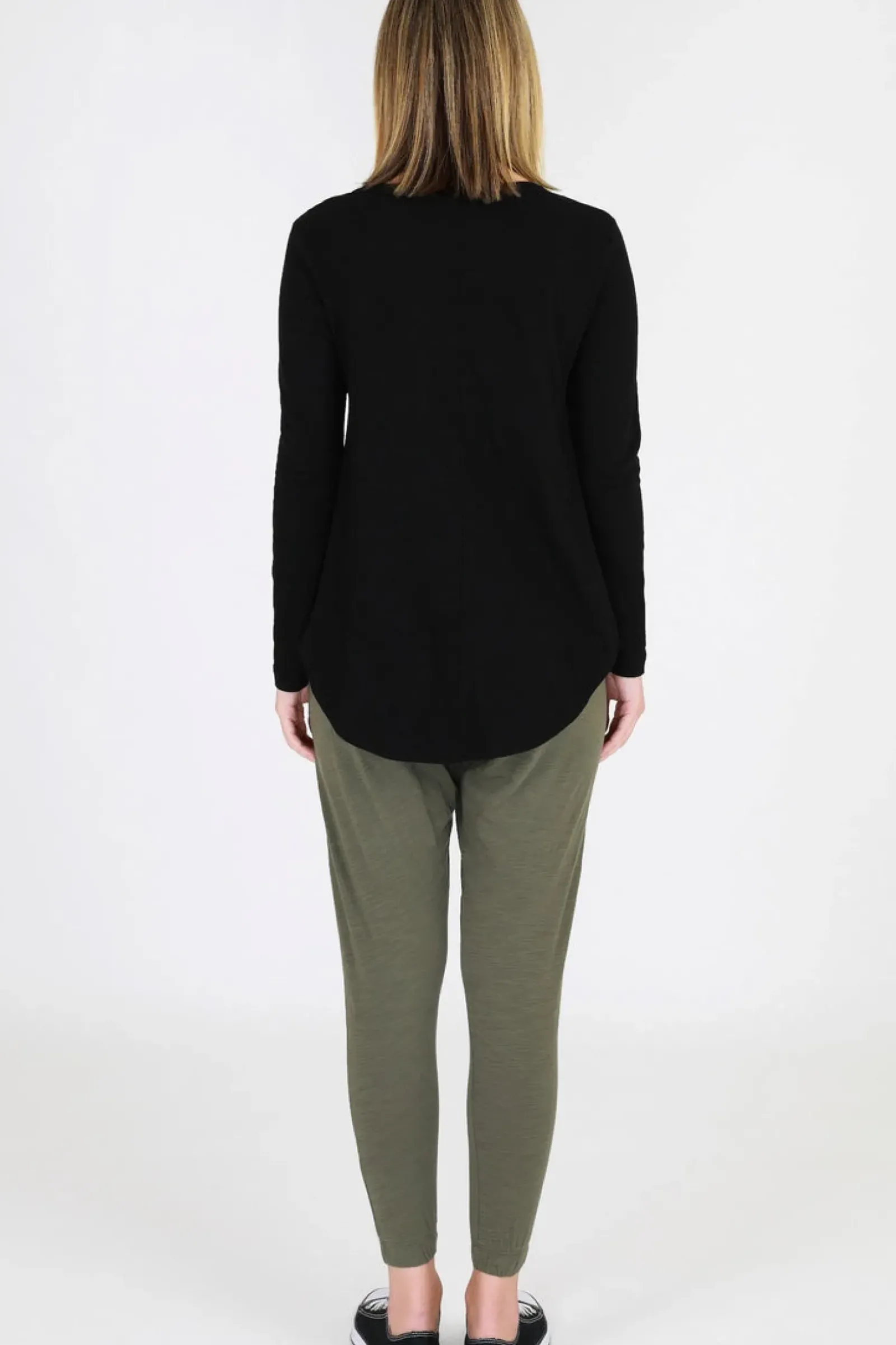 Women 3rd Story Scarlett Long Sleeve Tee - Black