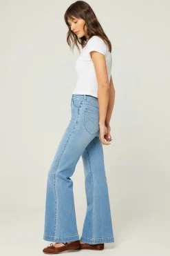 Women Rolla's Rolla's Eastcoast Flare Carly- Vintage Blue