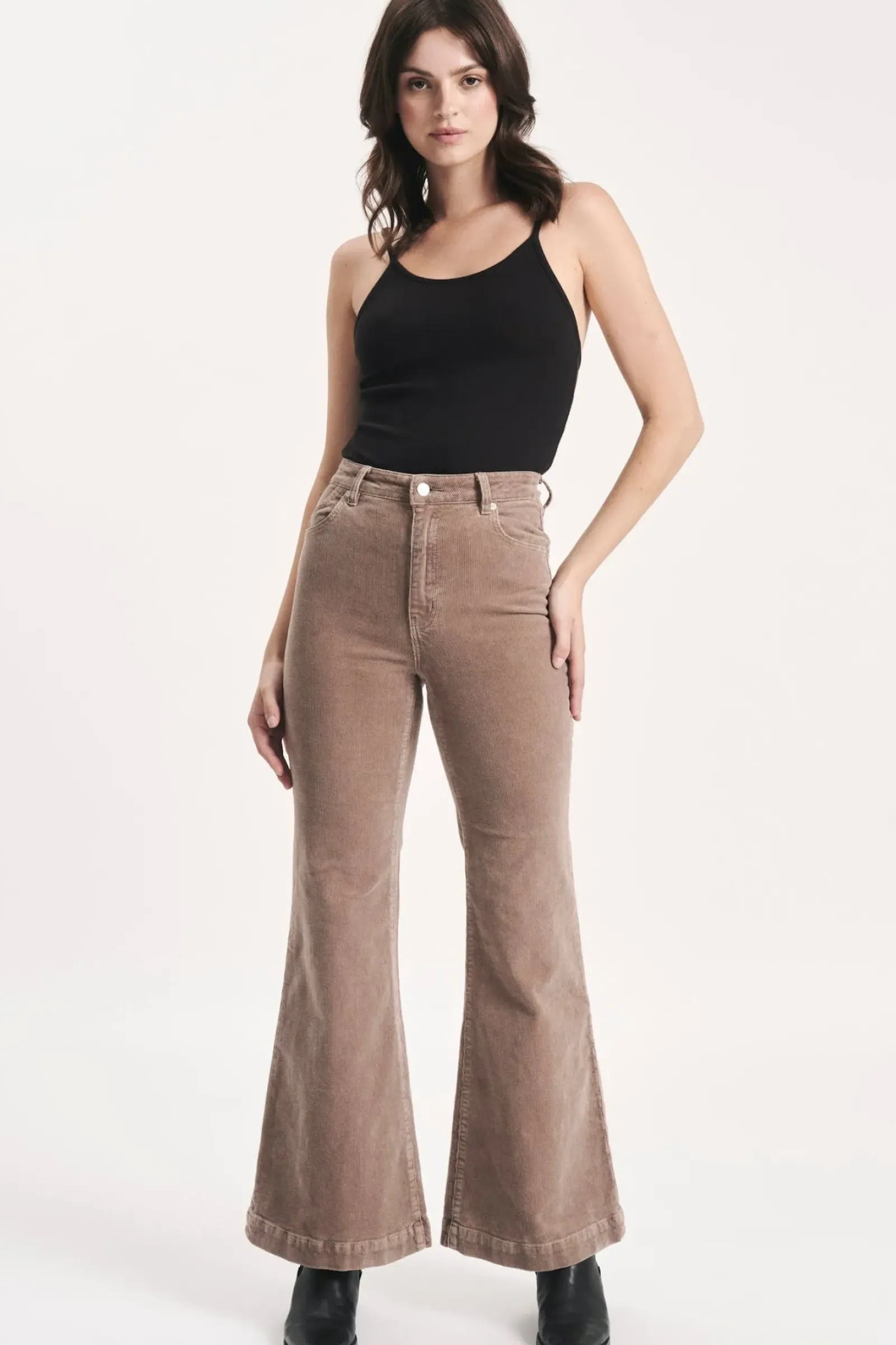 Women Rolla's Rolla's Eastcoast Flare Mink Cord - Mink