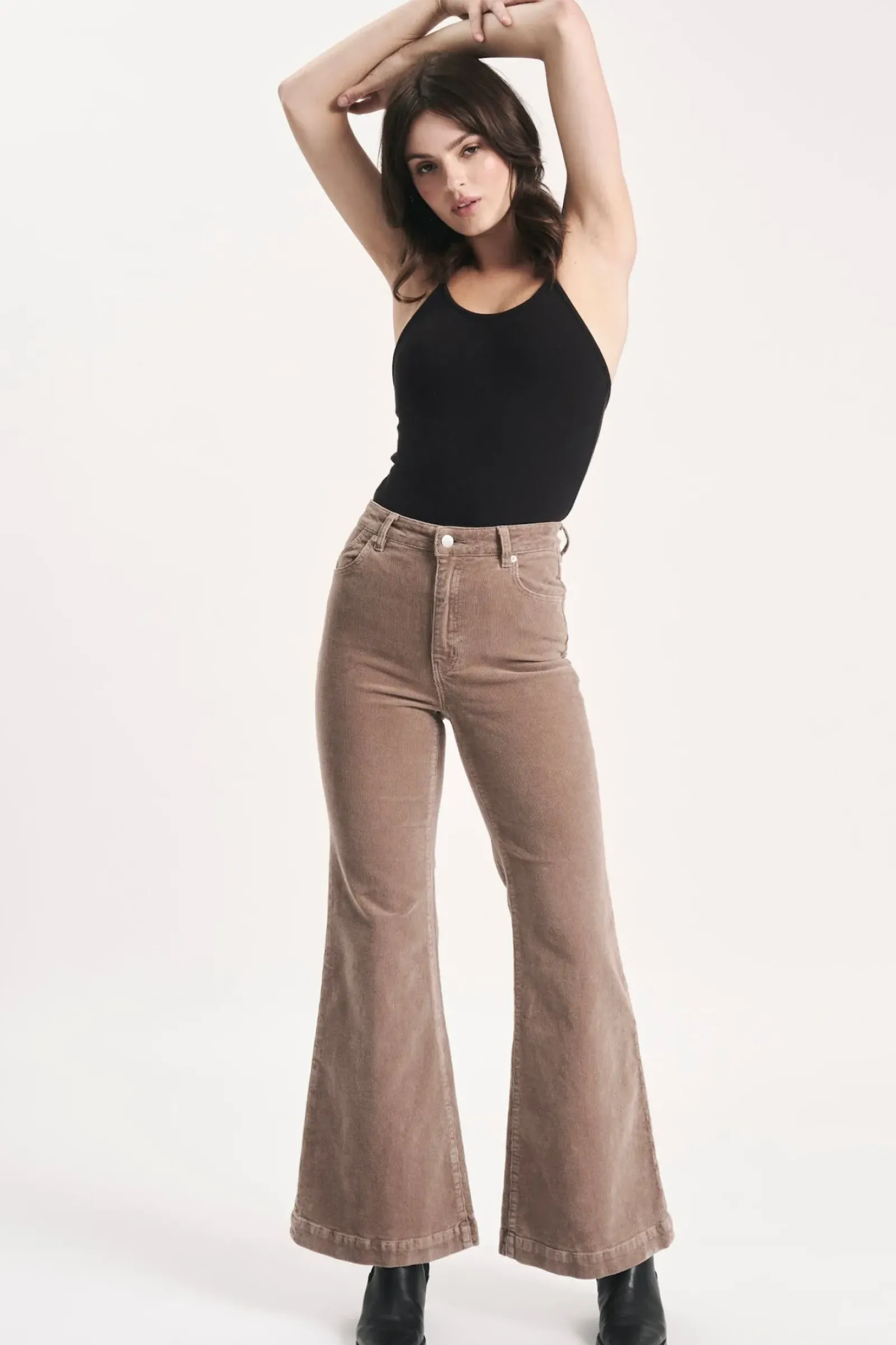 Women Rolla's Rolla's Eastcoast Flare Mink Cord - Mink