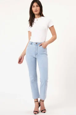 Women Rolla's Rollas Original Straight Lune - Light Vintage Blue