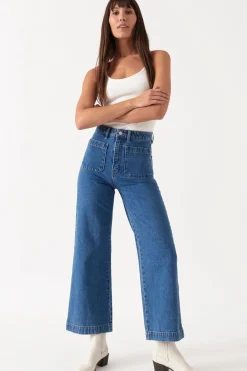 Women Rolla's Rolla's Sailor Jean - Ashley Blue