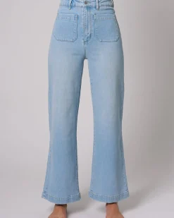 Women Rolla's Rolla's Sailor Long Jean Sophie- Light Blue