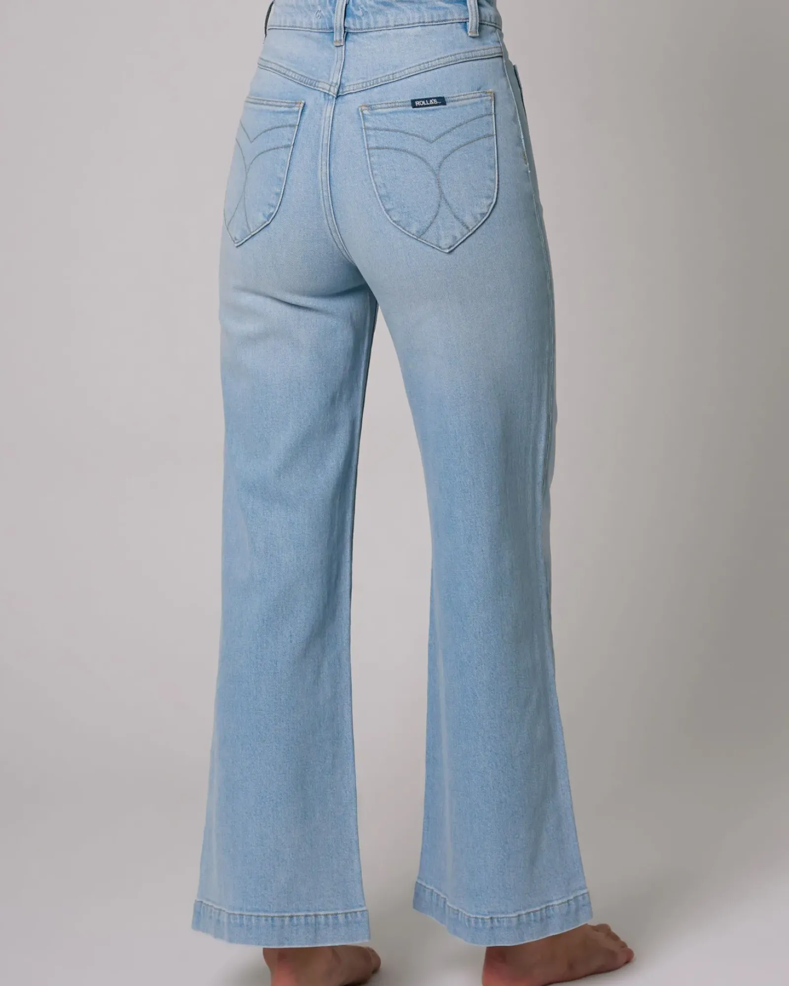 Women Rolla's Rolla's Sailor Long Jean Sophie- Light Blue