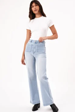 Women Rolla's Rolla's Sailor Long Jean Sophie- Light Blue