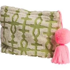 Sage & Clare Sage & Clare Amata Terry Pouch - Palm Small