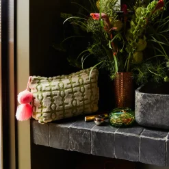 Sage & Clare Sage & Clare Amata Terry Pouch - Palm Small