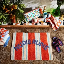 Sage & Clare Sage & Clare Ballico Nudie Bath Mat - Paprika