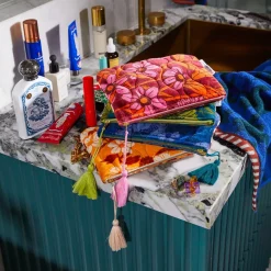 Sage & Clare Sage & Clare Bernanda Velvet Pouch - Valencia