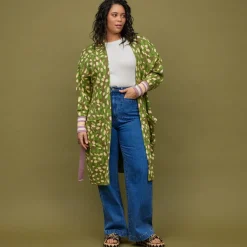 Women Sage & Clare Sage & Clare Jacquard Robe - Hermosa