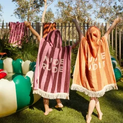 Sage & Clare Sage & Clare Jarita Hooded Towel - Rosewater