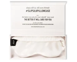 Slip Pure Silk Sleep Mask - White