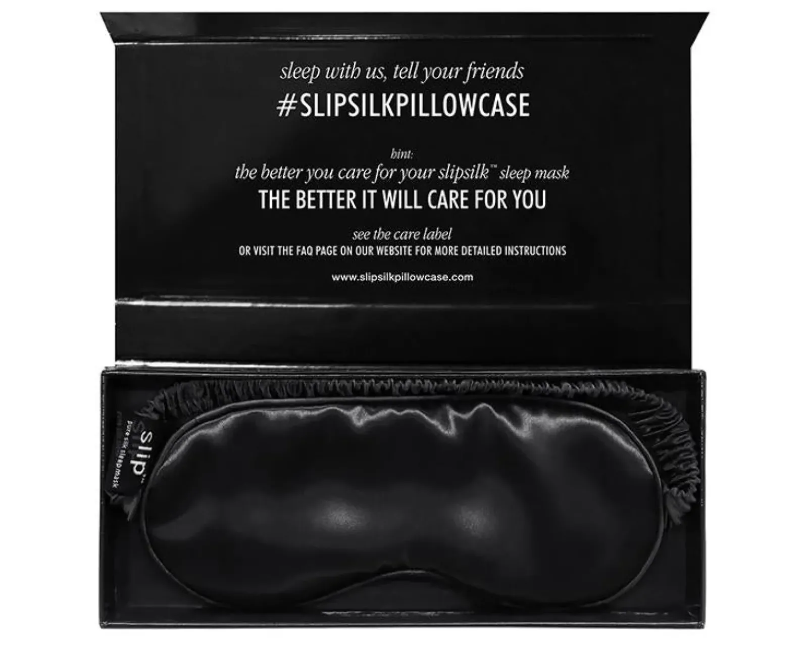 Slip Pure Silk Sleep Mask - Black