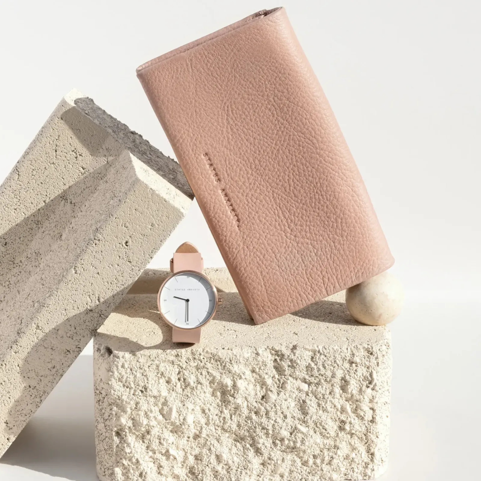 Status Anxiety Change It All Coin Purse - Dusty Pink