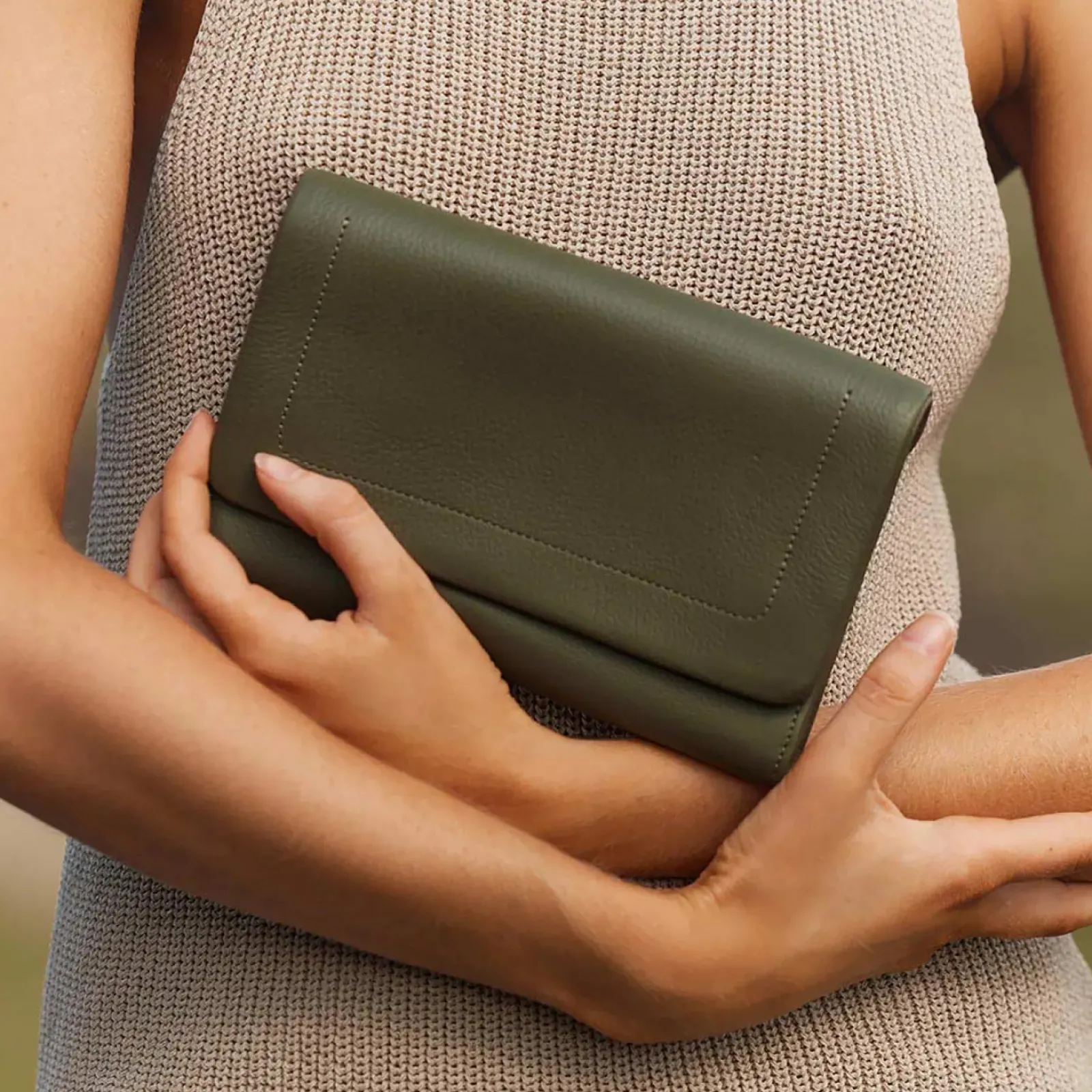 Status Anxiety Remnant Wallet - Khaki