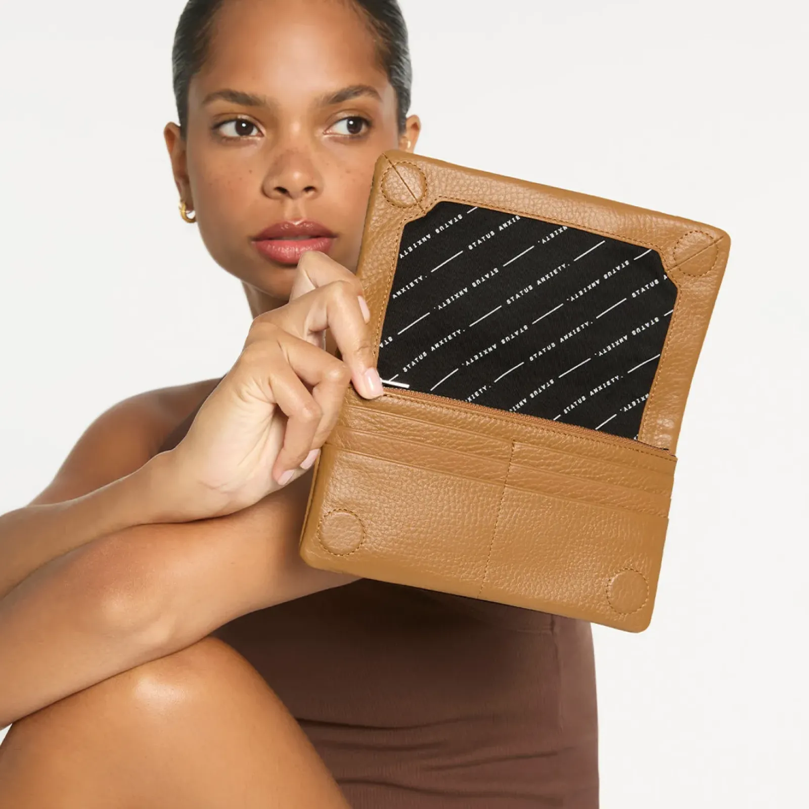 Status Anxiety Some Type Of Love Wallet - Tan