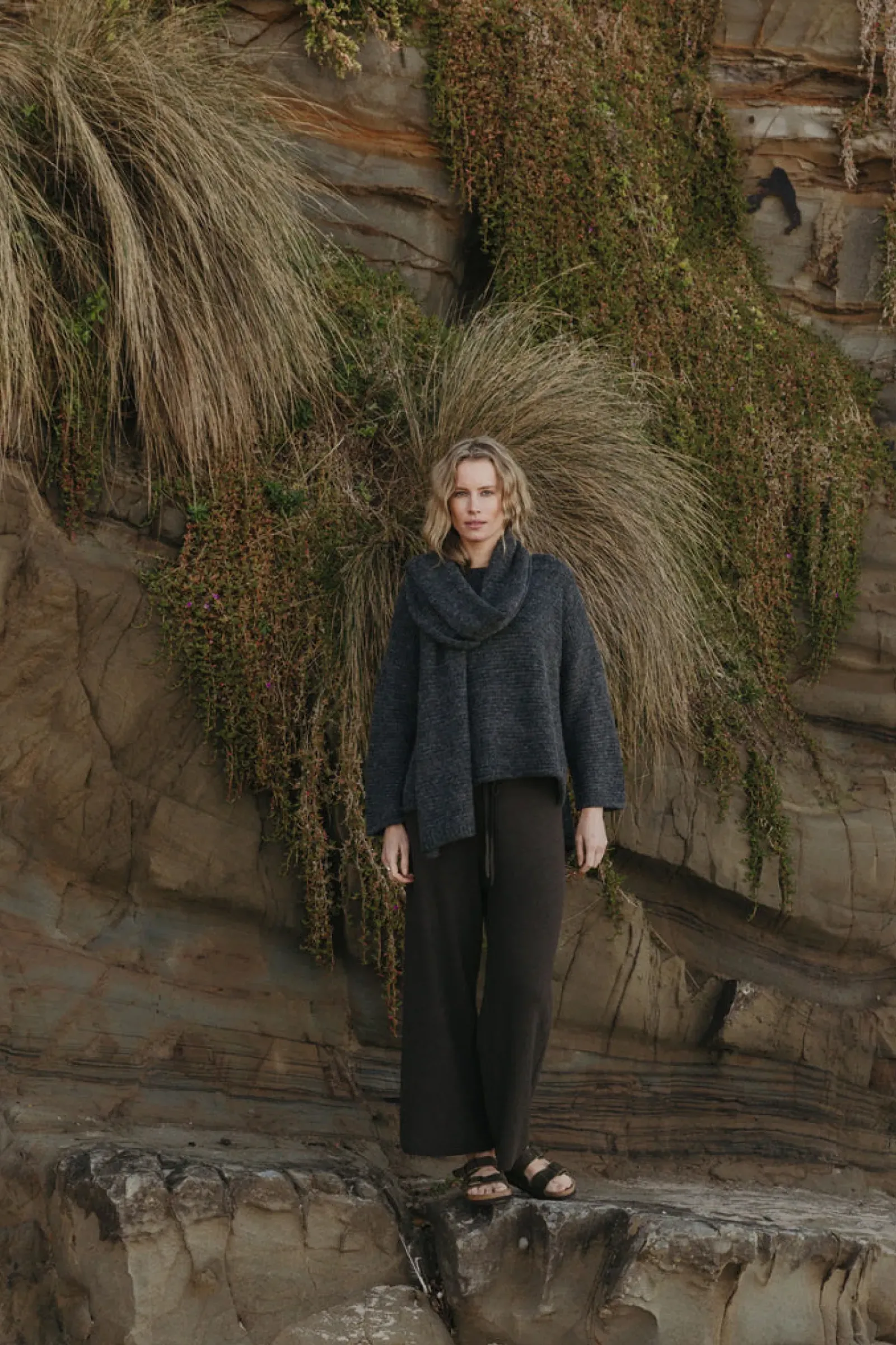 Women Talamaya Drift Airy Pullover - Heath Green