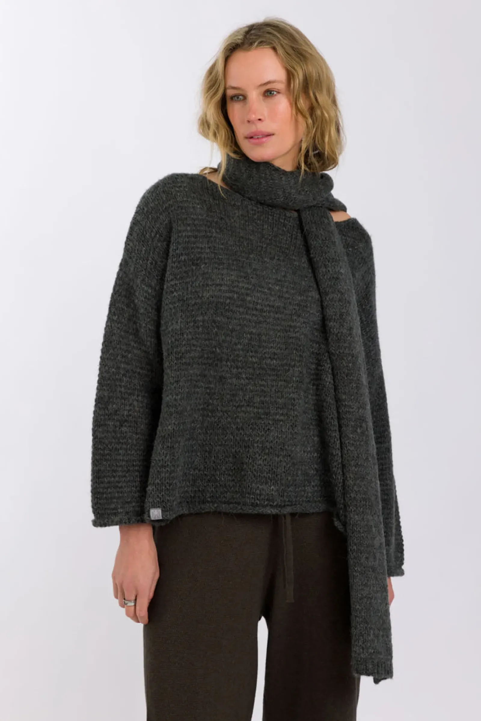 Women Talamaya Drift Airy Pullover - Heath Green
