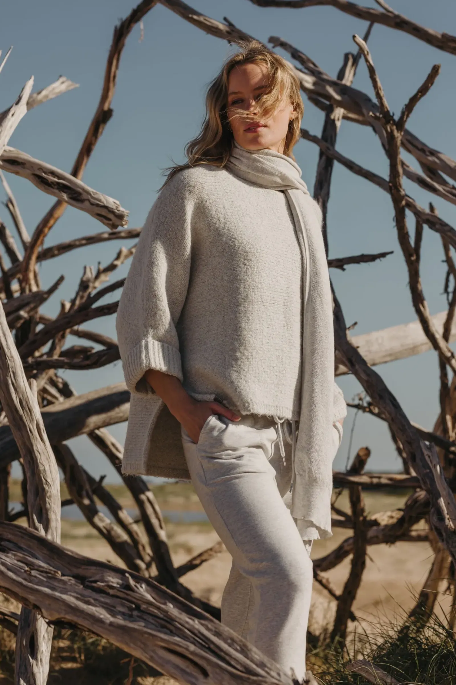 Women Talamaya Embrace Pullover - Cannoli Cream