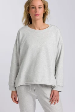 Women Talamaya Heavenly Fleece Windcheater - Silver Marle