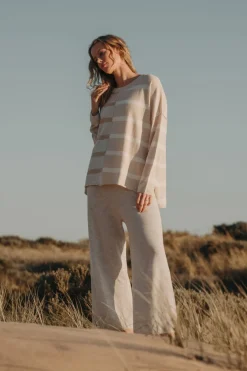 Women Talamaya Hinterland Stripe Pullover - Sawdust