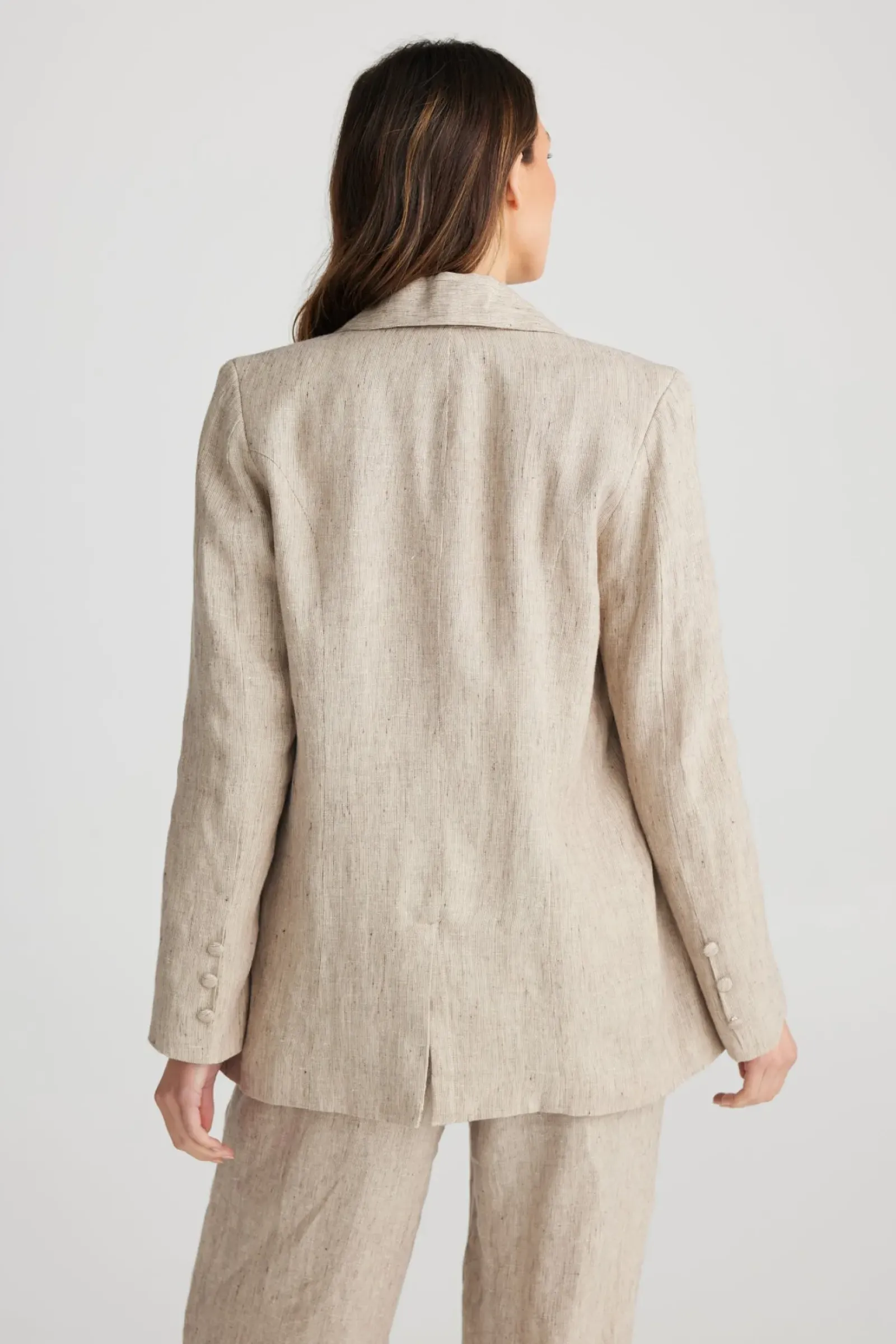 Women The Shanty Adel Blazer - Naturado