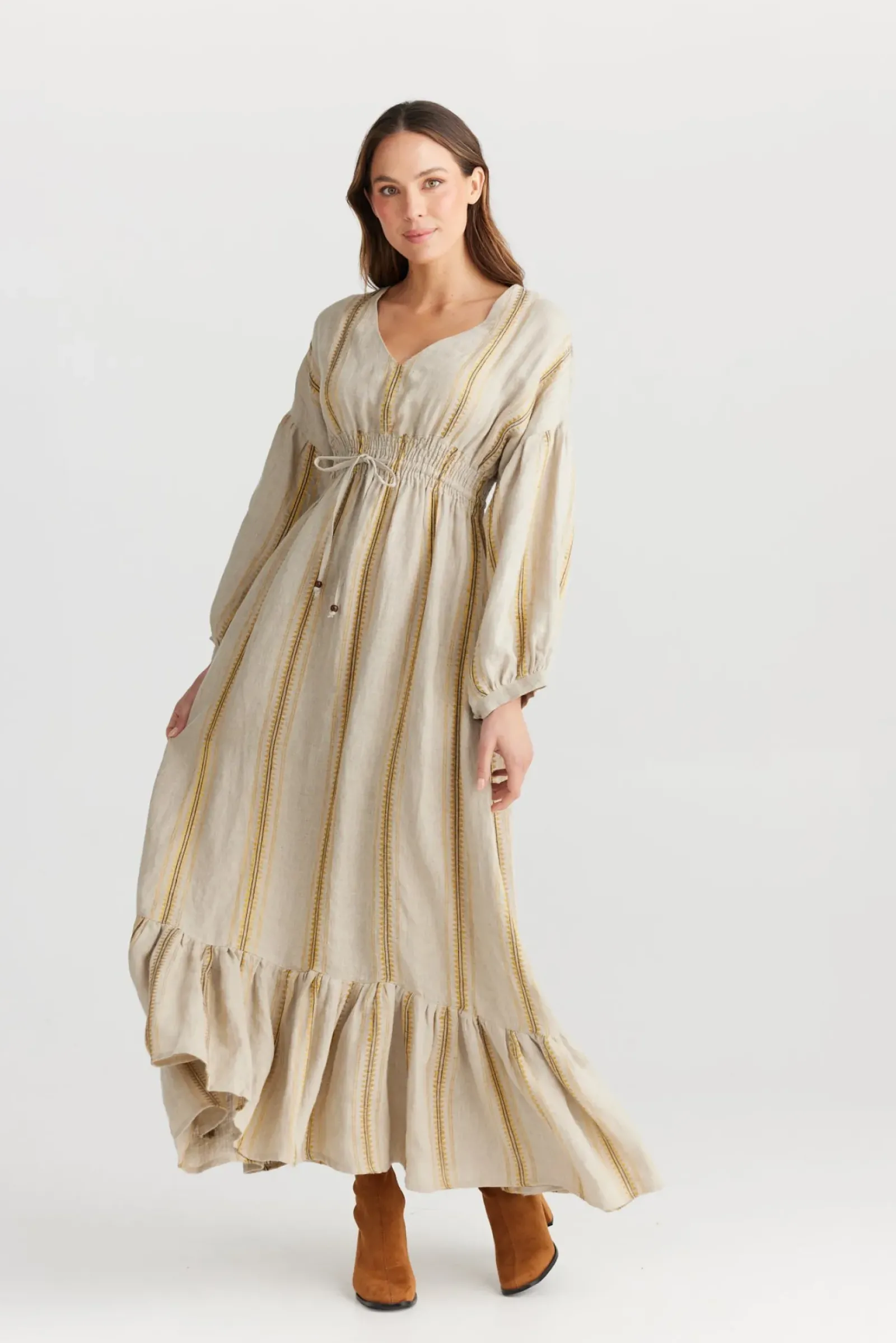 Women The Shanty Bella Dress - Taj Stripe