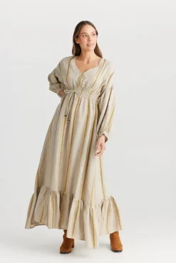 Women The Shanty Bella Dress - Taj Stripe