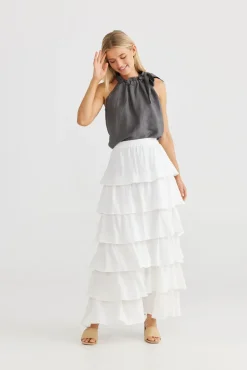 Women The Shanty Neapolitan Skirt - White