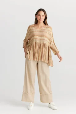 Women The Shanty Nikita Top - Miguel Stripe
