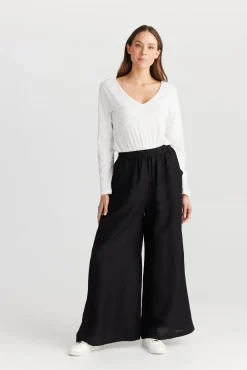 Women The Shanty Positano Pants - Black