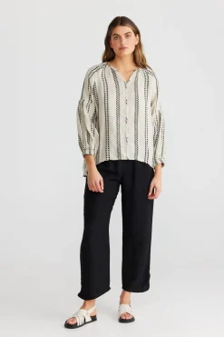 Women The Shanty Salerno Top - Valentina Stripe