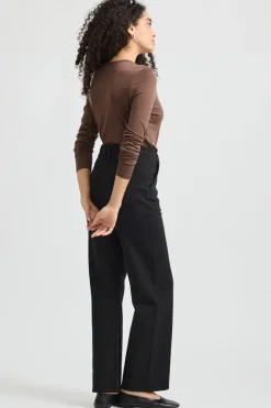 Women Toorallie Crew Merino Tee - Espresso