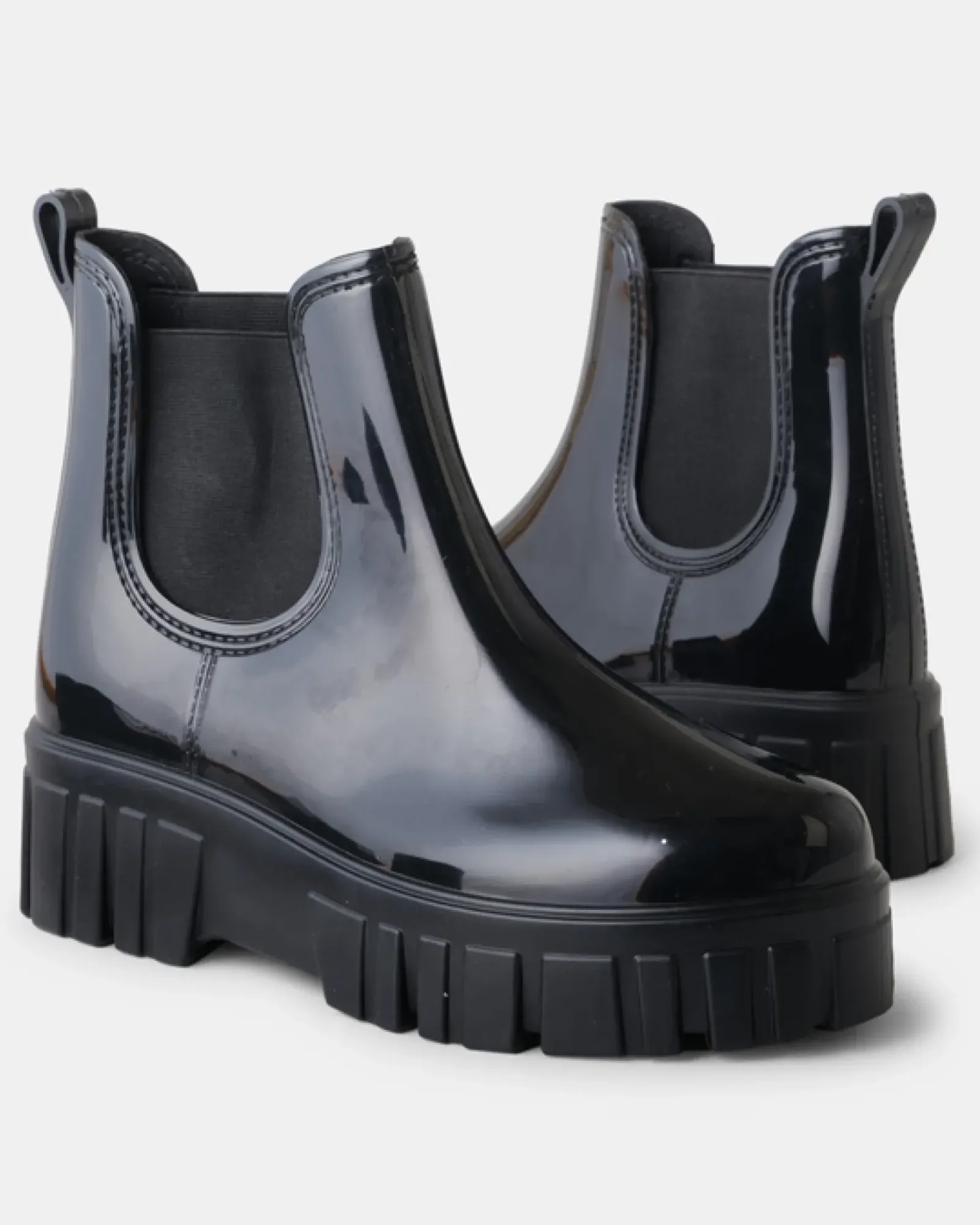 Walnut Leon Gumboot - Black