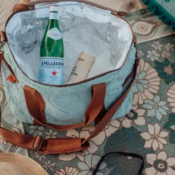 Wandering Folk Daisy Cooler Bag Large - Peppermint